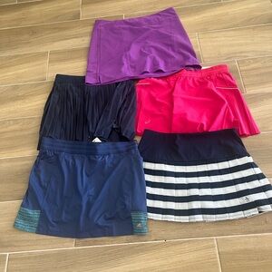 Colorful Athletic Skirts Collection